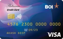 Bank Of India Bings Credit Card