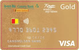 Canara Bank Visa Gold Credit Card
