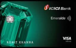 Icic Bank Emeralde Credit Card