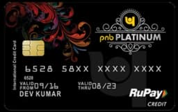 Pnb Rupay Platinum Credit Card