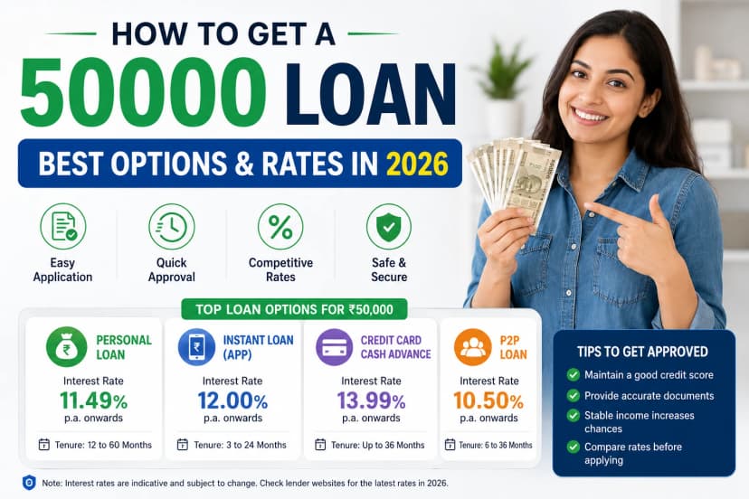 How to Get a 50000 Loan: Best Options & Rates in 2026