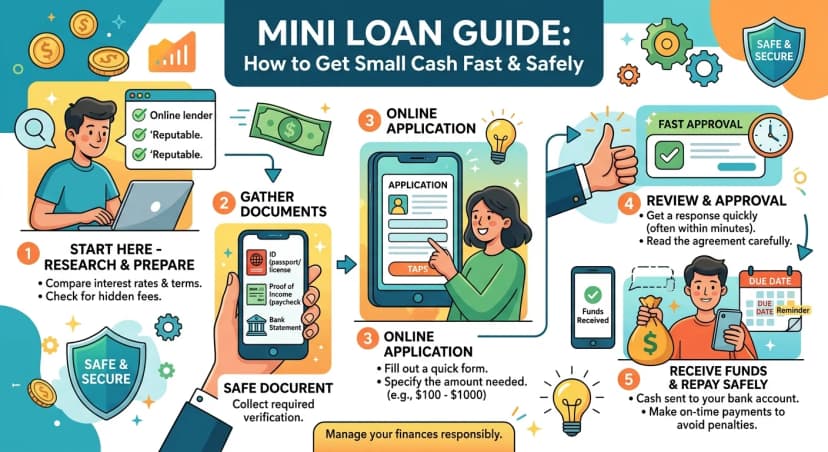 Mini Loan Guide: How to Get Small Cash Fast & Safely