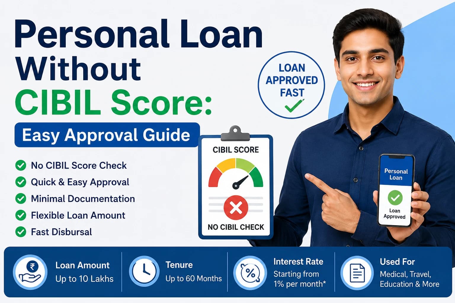 How to Get a Personal Loan Without CIBIL Score in 2026