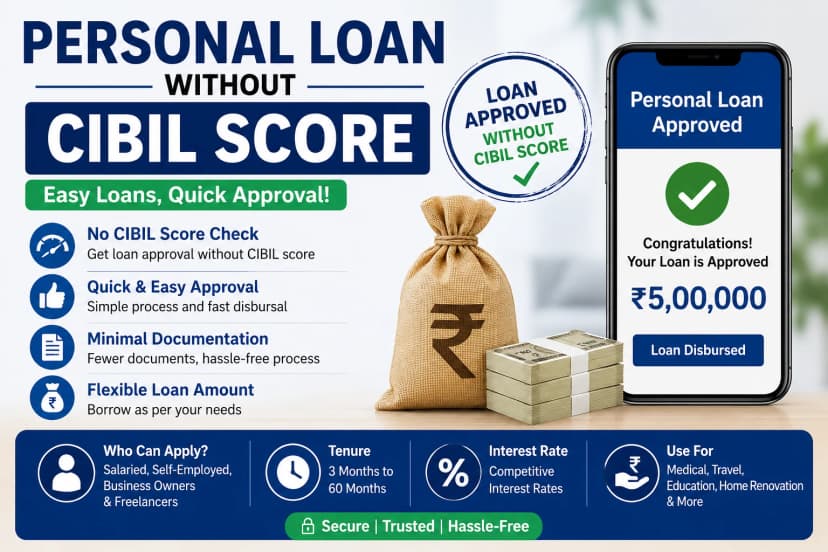 How to Get a Personal Loan Without CIBIL Score (2026 Guide)