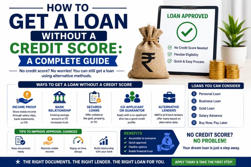 How to Get a Loan Without a Credit Score: A Complete Guide