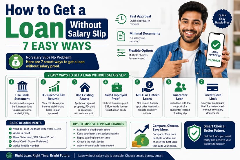 How to Get a Loan Without Salary Slip: 7 Easy Ways