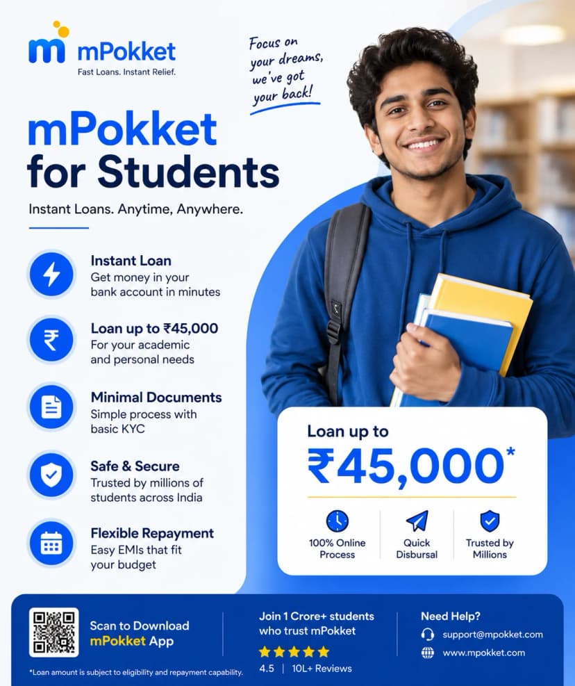 mPokket for Students: Instant Loans, Eligibility & Reviews (2026)