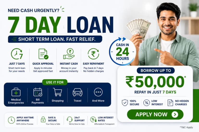 7 Day Loan Guide – Instant Approval & Easy Repayment