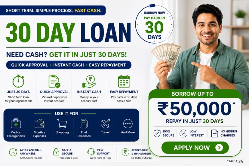 30 Day Loan Guide – Instant Approval & Easy Repayment
