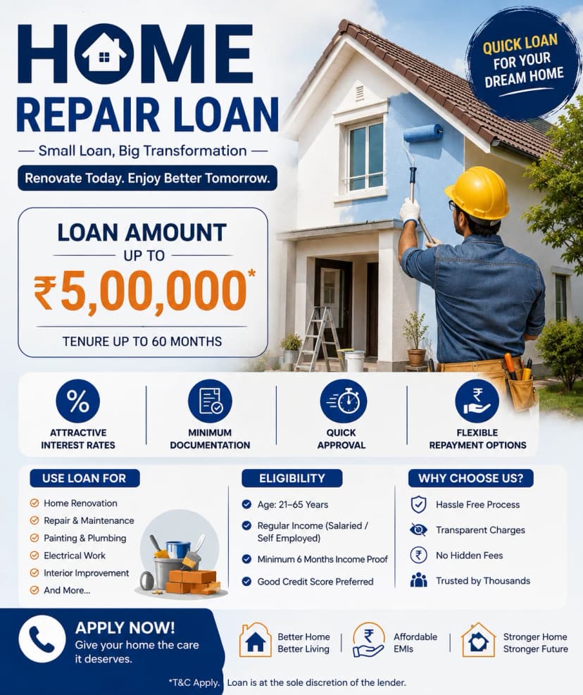 Home Repair Loan Guide: How to Finance Your House Fixes