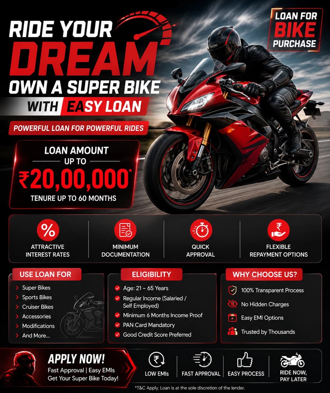 How to Get a Loan for Bike Purchase: Step-by-Step Guide