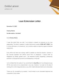 Personal Loan Extension Request Guide & Sample