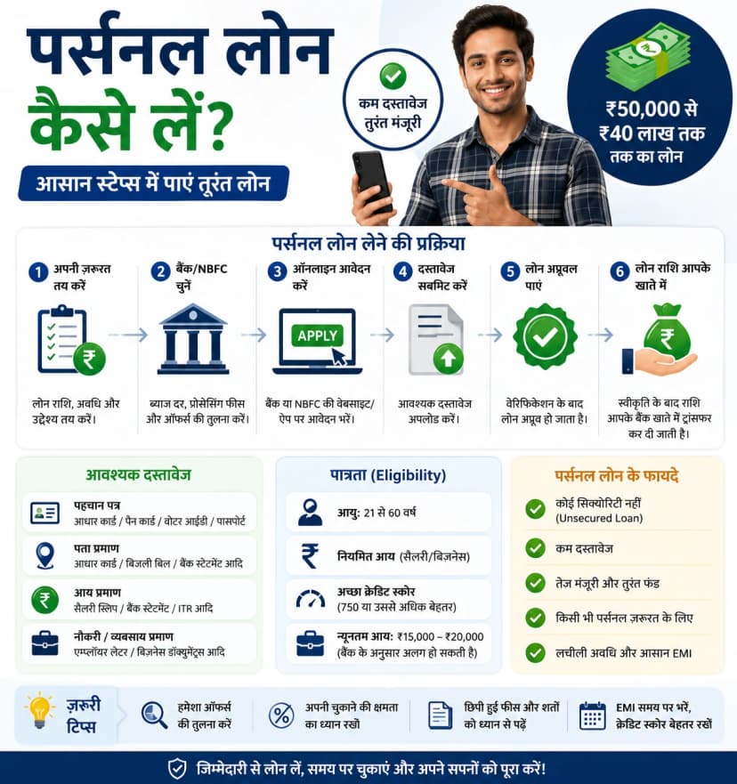 Personal Loan Kaise Le: Step-by-Step Apply Process (2026)