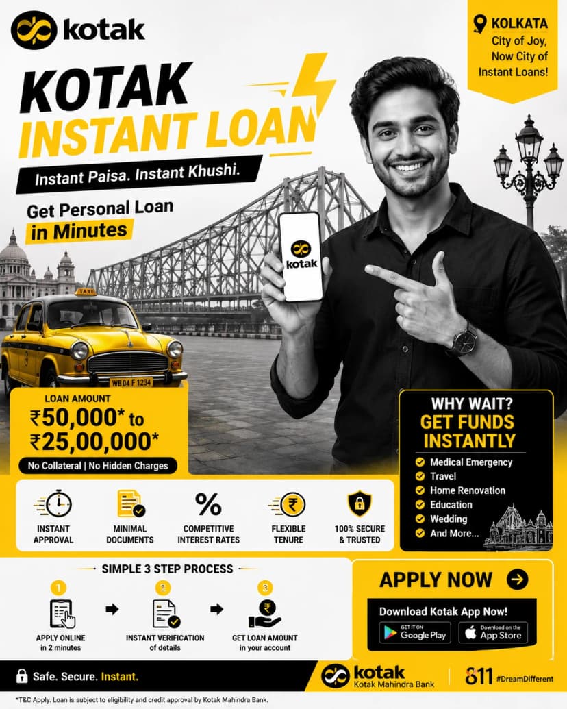 Kotak Instant Loan: Apply Online, Interest Rates & Eligibility