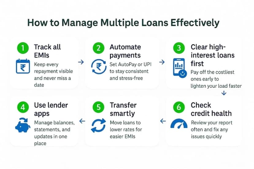 Multiple Loan Management Tips to Stay Debt Free