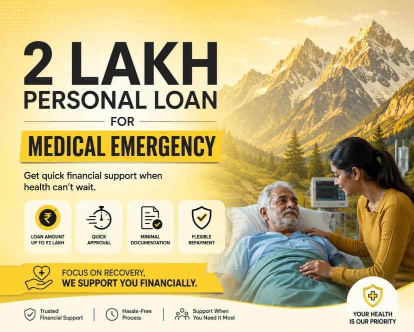 2 Lakh Personal Loan for Medical Emergency