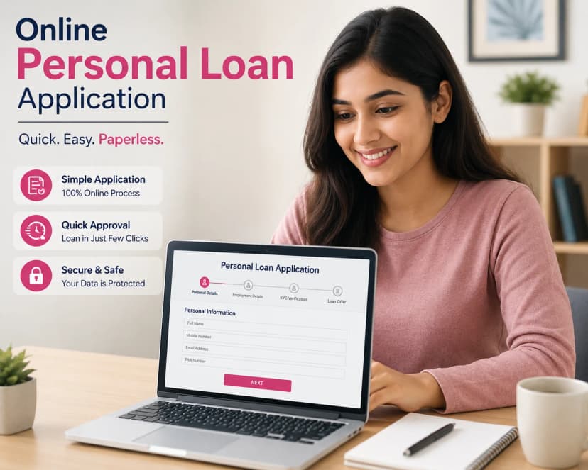 Online personal loan application