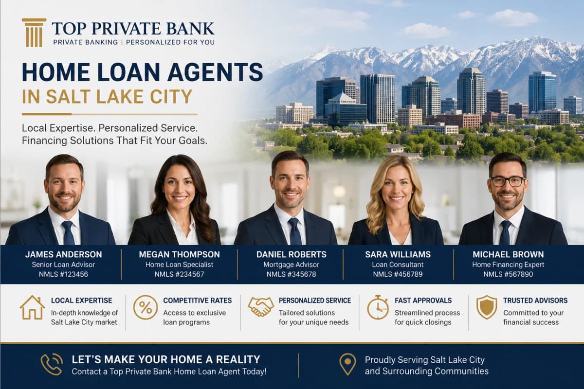 top private bank home loan agents in salt lake city