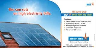 Loan for Setting Up Solar Rooftop Power Panels in India