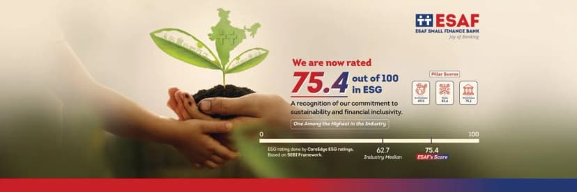 ESAF Small Finance Bank banner