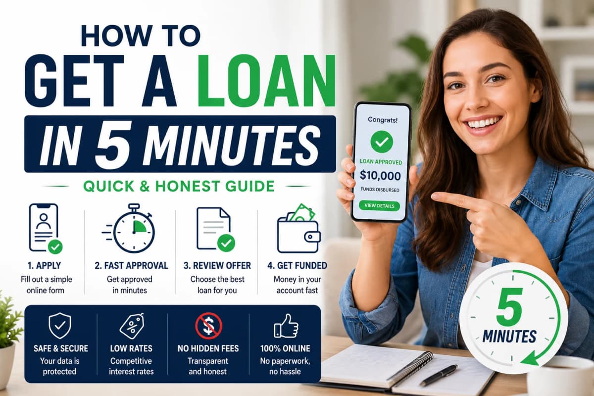 How to Get a Loan in 5 Minutes: Quick & Honest Guide