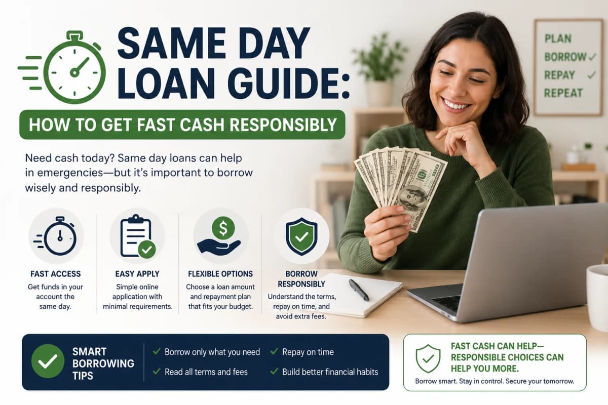 Same Day Loan Guide: How to Get Fast Cash Responsibly