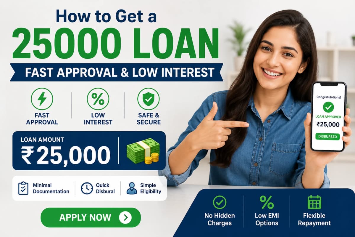 How to Get a 25000 Loan: Fast Approval & Low Interest