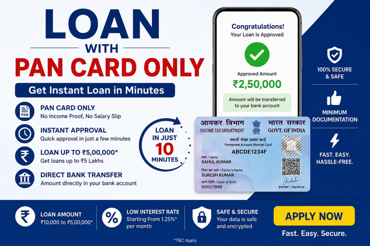 Instant Loan with PAN Card Only: Eligibility & Best Apps