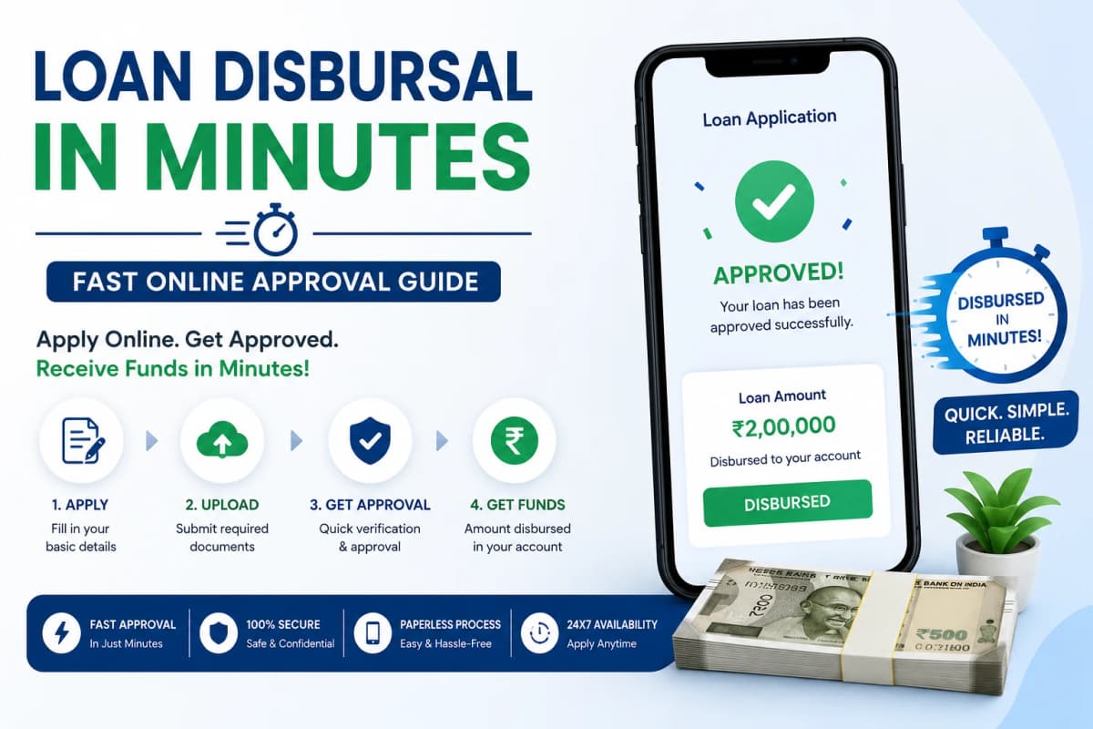 Loan Disbursal in Minutes: Fast Online Approval Guide