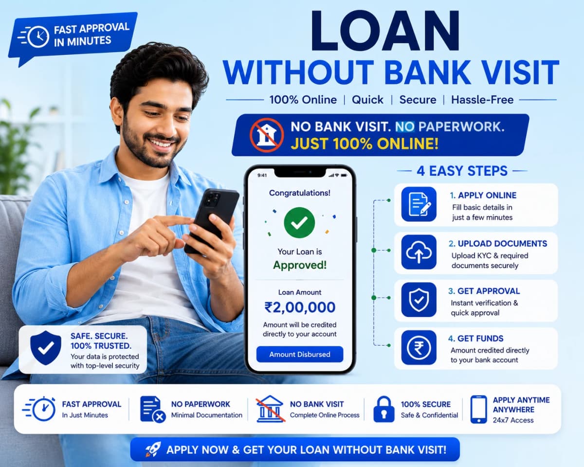 How to Get a Loan Without Bank Visit: 1000+ Word Guide
