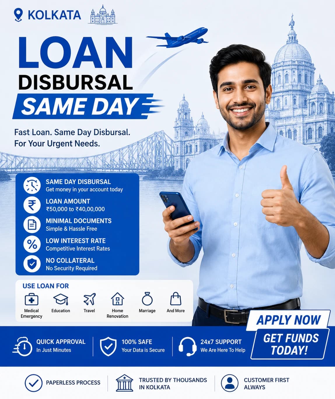 Same Day Loan Disbursal: Get Cash in Your Account Fast