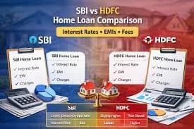 20 Lakh Home Loan HDFC vs SBI Comparison: Rates & EMIs
