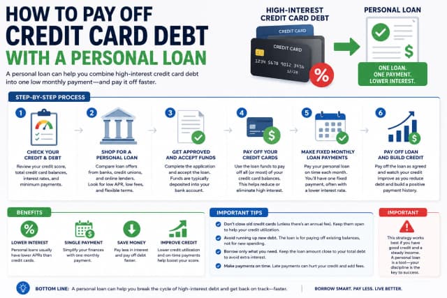 how to pay off credit card debt with a personal loan