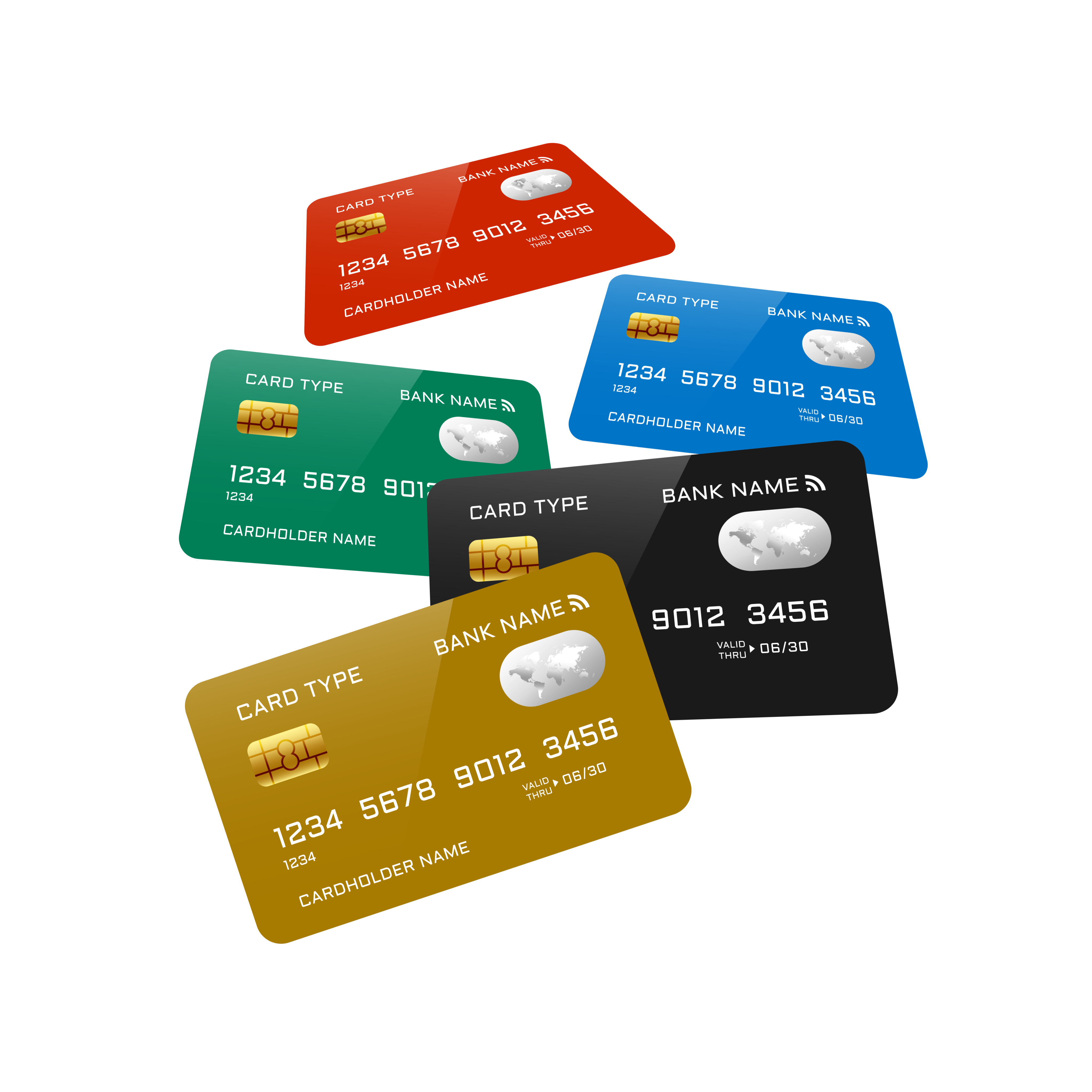 Multiple credit cards